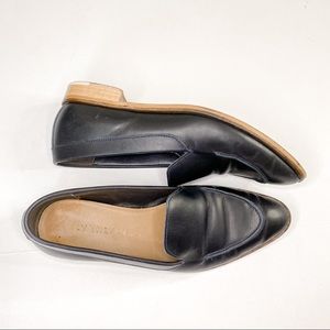 EVERLANE Navy Blue Leather Loafer